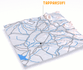 3d view of Tappah Şūfī