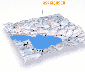 3d view of Aşağı Quşçu