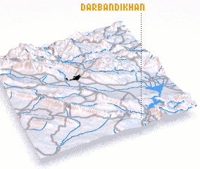 3d view of Darbandikhan