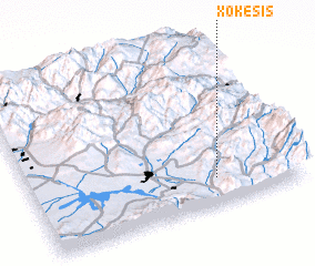 3d view of Xokeşiş