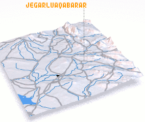 3d view of Jegarlū Āqā Barār