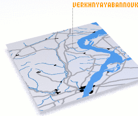 3d view of Verkhnyaya Bannovka