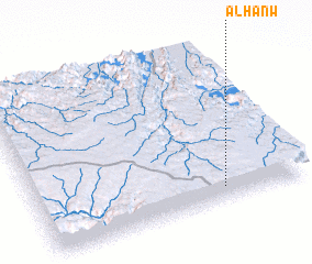 3d view of Al Ḩanw