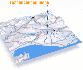 3d view of Tāzeh Kand-e Ākhvond