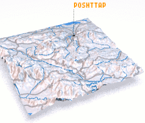 3d view of Posht Tap