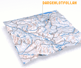 3d view of Dargeh Loţfollāh