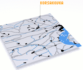 3d view of Korsakovka