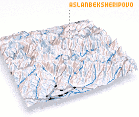 3d view of Aslanbek-Sheripovo