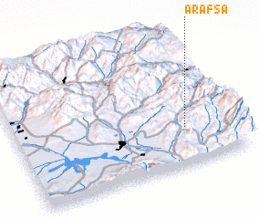 3d view of Ərǝfsǝ