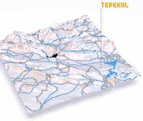 3d view of Tepe Kul