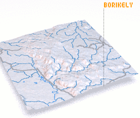 3d view of Borikely