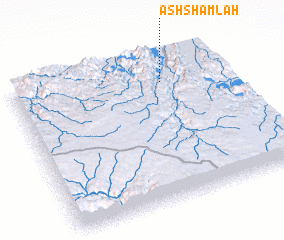 3d view of Ash Shamlah