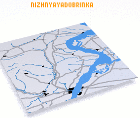 3d view of Nizhnyaya Dobrinka