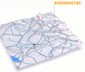 3d view of Boneh Dastak