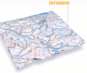 3d view of Sefīdāreh