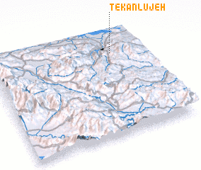 3d view of Tekānlūjeh