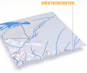 3d view of Dīrat ash Shaykh