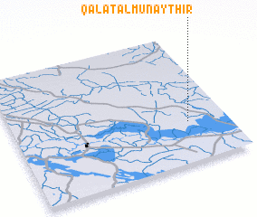 3d view of Qal‘at al Munaythir