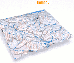 3d view of Bābā ‘Alī