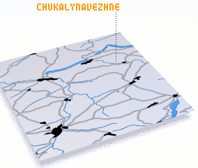 3d view of Chukaly na Vezhne