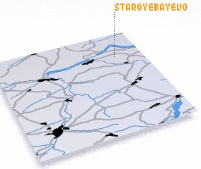 3d view of Staroye Bayevo