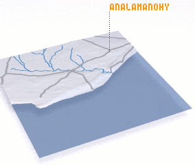 3d view of Analamanohy