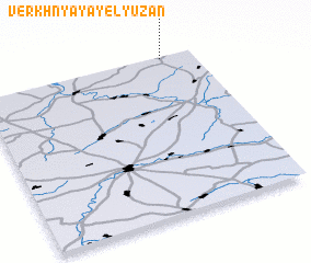 3d view of Verkhnyaya Yelyuzan\