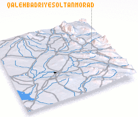 3d view of Qal‘eh Badrī-ye Solţān Morād