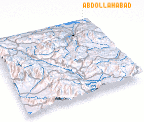 3d view of ‘Abdollāhābād