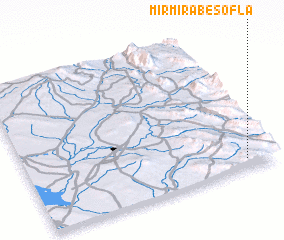 3d view of Mīr Mīrāb-e Soflá