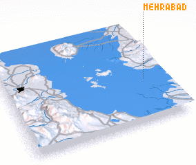 3d view of Mehrābād