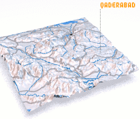 3d view of Qāderābād