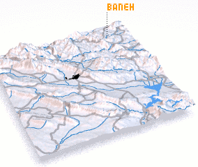 3d view of Bāneh