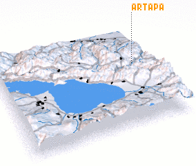 3d view of Ərtǝpǝ