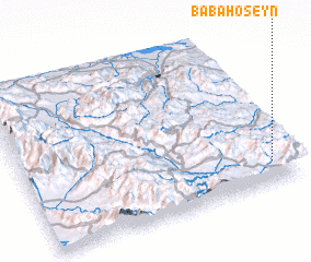 3d view of Bābā Ḩoseyn