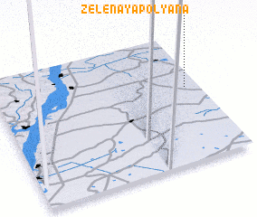 3d view of Zelënaya Polyana