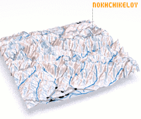 3d view of Nokhchi-Keloy