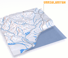 3d view of Umm Salāmīyah
