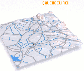 3d view of Qal‘eh Gelīneh