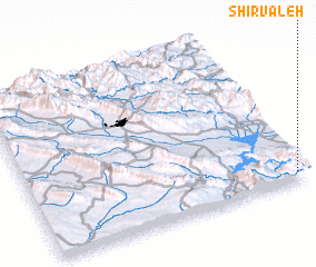 3d view of Shīrvaleh