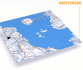 3d view of Kānīyeh Sar