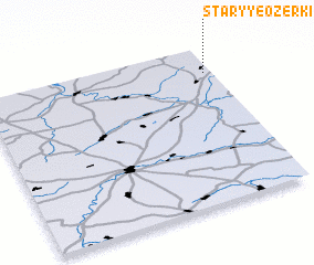 3d view of Staryye Ozerki