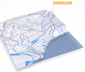 3d view of Umm Maş‘ām