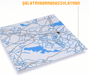 3d view of Qal‘at Muḩammad as Sulaymān