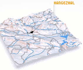 3d view of Hang-e Zhāl