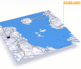 3d view of Āghājārī