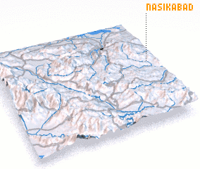 3d view of Nasīkābād