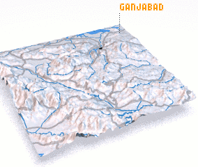 3d view of Ganjābād