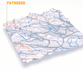 3d view of Fatḩābād