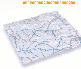 3d view of Andranoboaka Andremafana